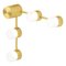 Ip Backstage C4 Satin Brass Wall Light by Emilie Cathelineau 1