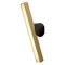 Ip Calee V3 Satin Graphite and Brass Wall Light by Pool 1