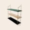 Black Marquina Marble and Brass Morse Shelf by OxDenmarq 4