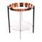 Copper and White Carrara Marble Deck Table by OxDenmarq 1
