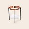 Copper and White Carrara Marble Deck Table by OxDenmarq 2