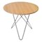 Oak Wood and Steel Dining O Table by OxDenmarq 1