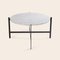 Large White Carrara Marble Deck Table by OxDenmarq 2