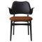 Gesture Chair in Black Beech with Black Leather by Warm Nordic 1