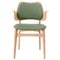 Gesture Chair Canvas Weiß Geölte Eiche Sage Green von Warm Nordic 1