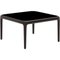 Xaloc Chocolate Coffee Table 50 with Glass Top by Mowee, Image 2