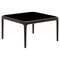 Xaloc Chocolate Coffee Table 50 with Glass Top by Mowee, Image 1