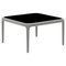 Xaloc Silver Coffee Table 50 with Glass Top by Mowee 1
