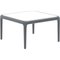 Xaloc Grey Coffee Table 50 with Glass Top by Mowee 2