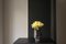 Schwarzer Lyra Kerzenhalter aus Marmor von Dan Yeffet 3