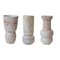 White Stoneware Vases by Moïo Studio, Set of 3 2
