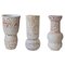 Weiße Steingut Vasen von Moïo Studio, 3 . Set 1