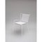 White Capri Chair with Seat Cushion by Cools Collection 4