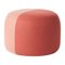Dainty Pouf Blush in Coral by Warm Nordic 1