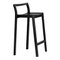 Halikko Stool with Backrest in Black by Made by Choice 1