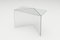 White Clear Glass Poly Square Coffee Table by Sebastian Scherer 2