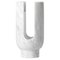 Carrara Marble Lyra Candleholder by Dan Yeffet 1