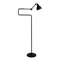 Lámpara de pie Lampe Gras N ° 411 en negro de Bernard-Albin Gras, Imagen 1