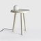 Alby Light Grey Albi Small Table with Lamp by Mason Editions 7