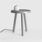 Alby Light Grey Albi Small Table with Lamp by Mason Editions 2