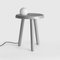 Alby Black Small Table with Lamp by Mason Editions 4