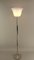 Large Art Deco Chrome Floor Lamp with Opal Glass Shade, Münich, 1920s, Image 11