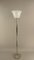 Large Art Deco Chrome Floor Lamp with Opal Glass Shade, Münich, 1920s, Image 4