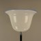 Large Art Deco Chrome Floor Lamp with Opal Glass Shade, Münich, 1920s, Image 13