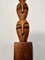 Mid-Century Norwegian Hand-Carved Oak Face, 1966 2