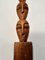 Mid-Century Norwegian Hand-Carved Oak Face, 1966, Image 2