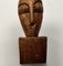 Mid-Century Norwegian Hand-Carved Oak Face, 1966, Image 5