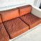Oranges Saratoga 3-Sitzer Sofa von Massimo & Lella Vignelli für Poltronova, 1960er-1970er 4
