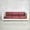 Massimo & Lella Vignelli zugeschriebenes Cherry Saratoga 3-Sitzer Sofa für Poltronova, 1960er-1970er 2