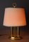 Lámpara de mesa Messing Art Déco de WSB, 1970, Imagen 7