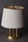 Lámpara de mesa Messing Art Déco de WSB, 1970, Imagen 2