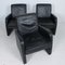 Vintage Black Leather Chair 2