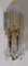 Wall Candlestick in Gold Chrome with Glass Tear Drops from BD Lumica, 1980s, Image 6