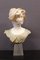 Bust of a Young Girl, 1900, Two-Tone Alabaster 7