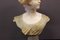 Bust of a Young Girl, 1900, Two-Tone Alabaster 12
