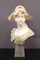 Bust of a Young Girl, 1900, Two-Tone Alabaster 10