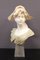 Bust of a Young Girl, 1900, Two-Tone Alabaster, Image 10