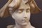 Büste eines jungen Mädchens, 1900, Zweifarbiger Alabaster 9