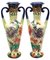 Art Nouveau Amphora Vases from Longchamp, 1900s, Set of 2 1
