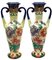 Art Nouveau Amphora Vases from Longchamp, 1900s, Set of 2 3