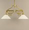 Art Deco Viennese Brass Hanging Lamp, 1920s 19