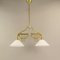 Art Deco Viennese Brass Hanging Lamp, 1920s 22