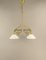 Lámpara colgante vienesa Art Déco de latón, años 20, Imagen 18