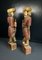 Indian Artist, Carved Soldier Statues, 1800s, Wood, Set of 2, Image 4