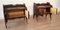 Tables de Chevet Mid-Century avec Plateaux en Verre dans le style de Vittorio Dassi, Italie, 1950s, Set de 2 16