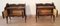 Tables de Chevet Mid-Century avec Plateaux en Verre dans le style de Vittorio Dassi, Italie, 1950s, Set de 2 17